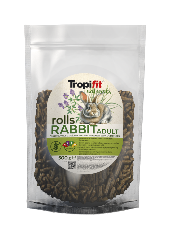 tropifit-naturals-rolls-rabbit-adult-500g